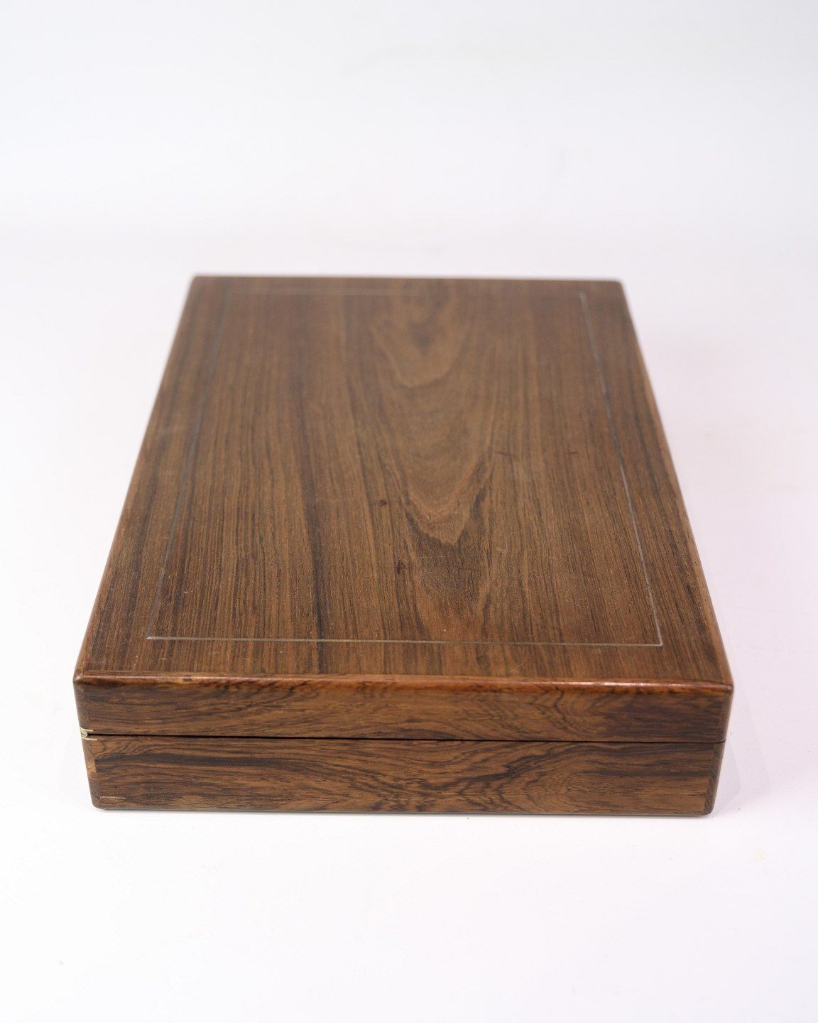 Box In Rosewood With Silver Inlay & Kfk Brand Logo (1922‑1971) From 1960s photo for sale