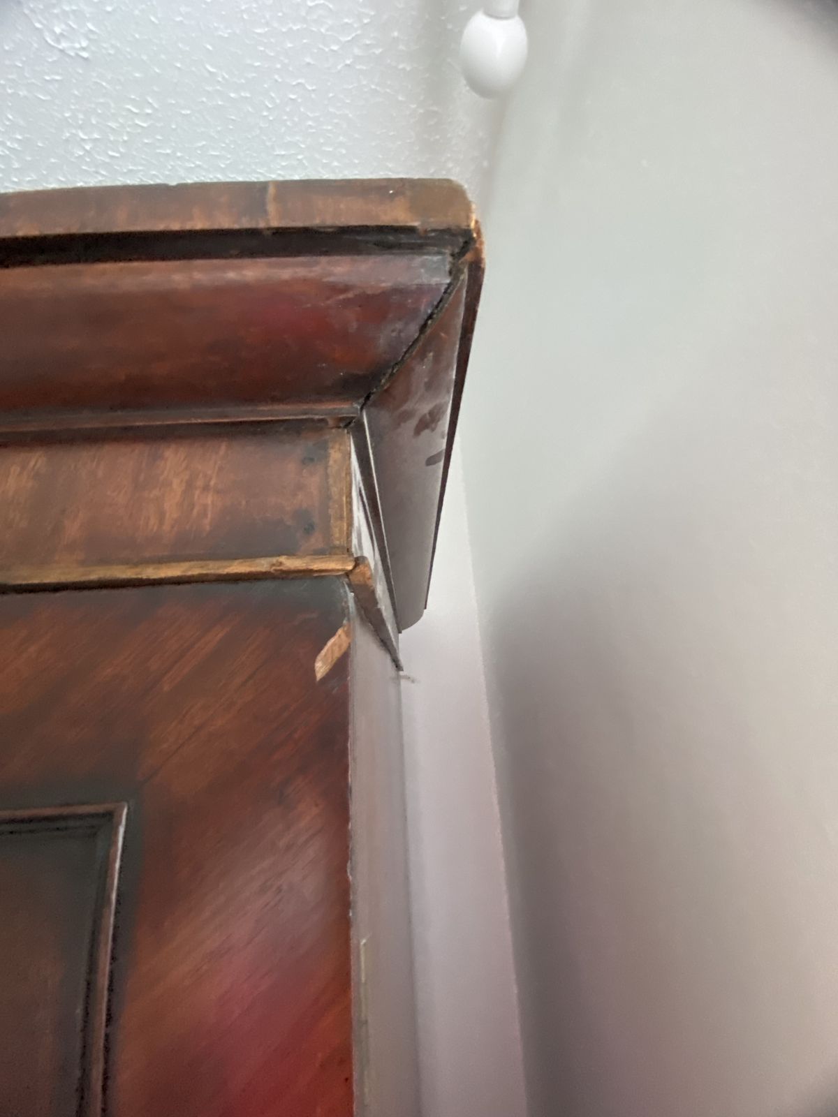 19th Century Mahogany Wardrobe photo Furniture