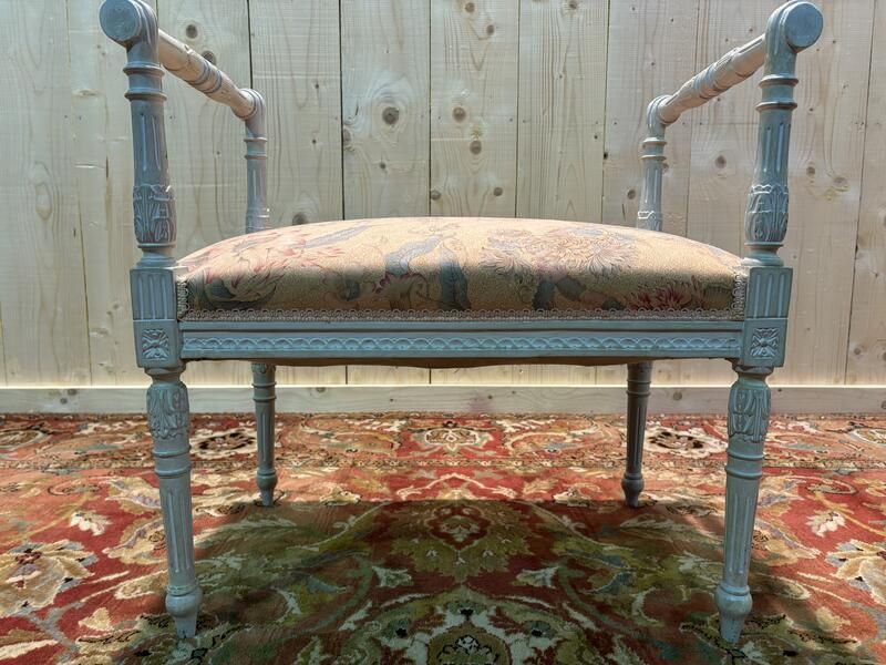 Escalier   Escabeau De Bibliothèque Anglais En Acajou Et Cuir