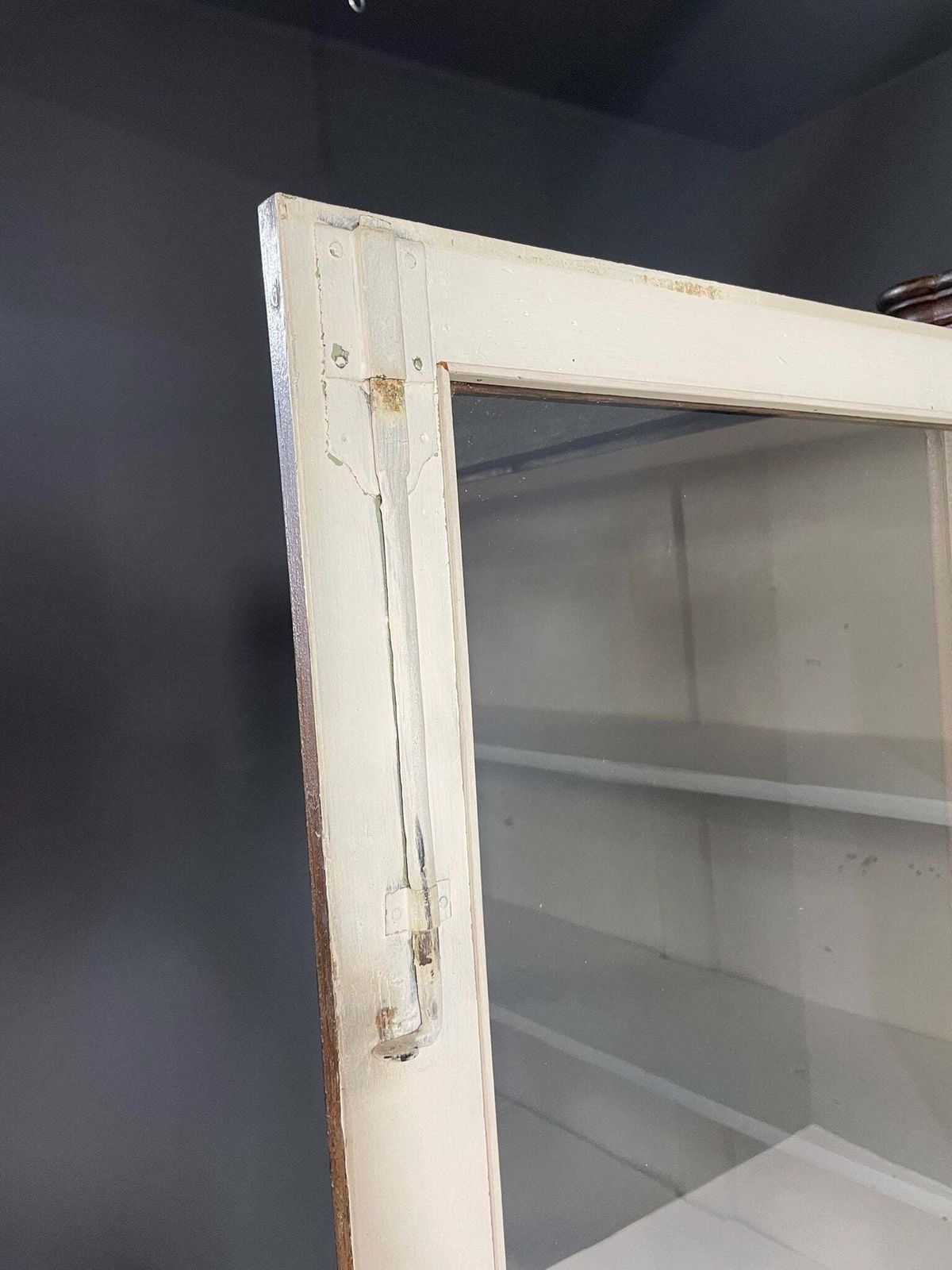 Historic Glass Front Bookcase From Austria Hungary, Late 19th–Early 20th C. photo vintage