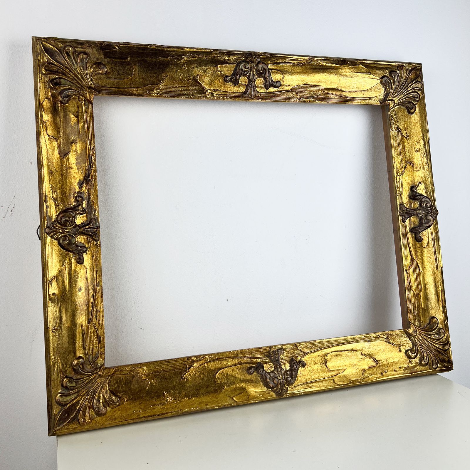 Vintage Italian Wood Picture Frame, 35x45 Cm photo buy