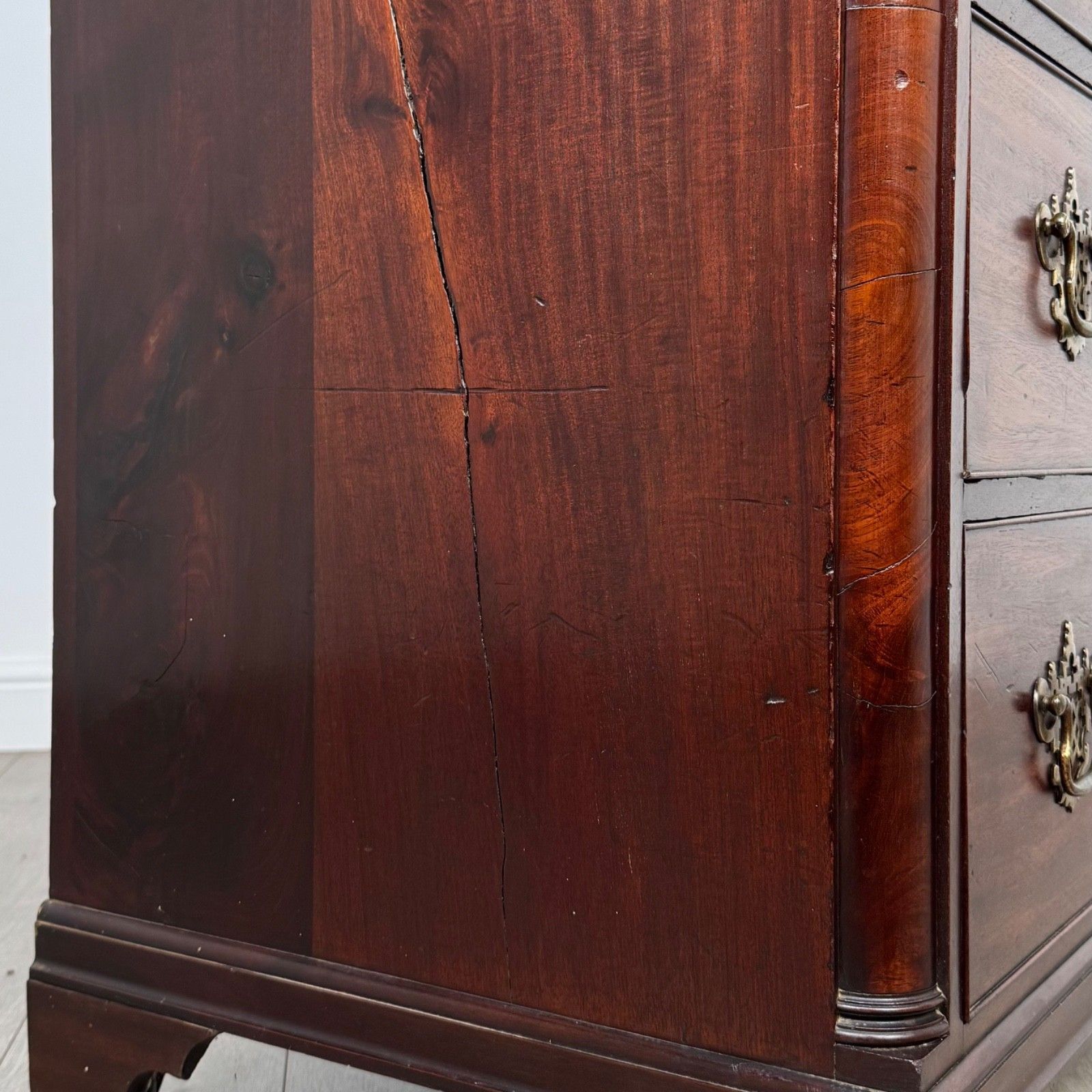 Furniture Antique 18th Century Finest Quality Mahogany Chest On Chest photo