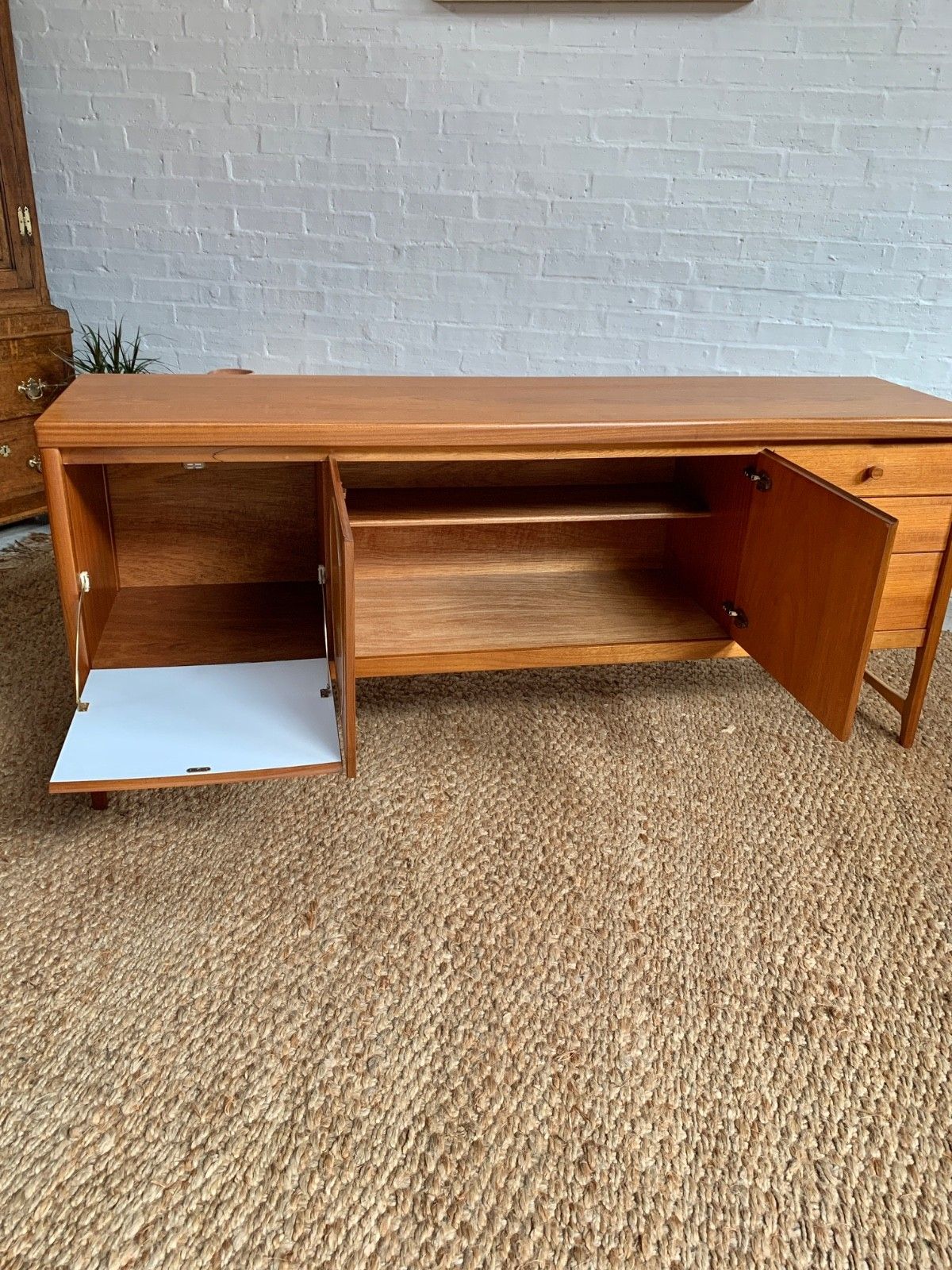 Mid Century Teak 1960s Nathan Circles Sideboard photo for sale