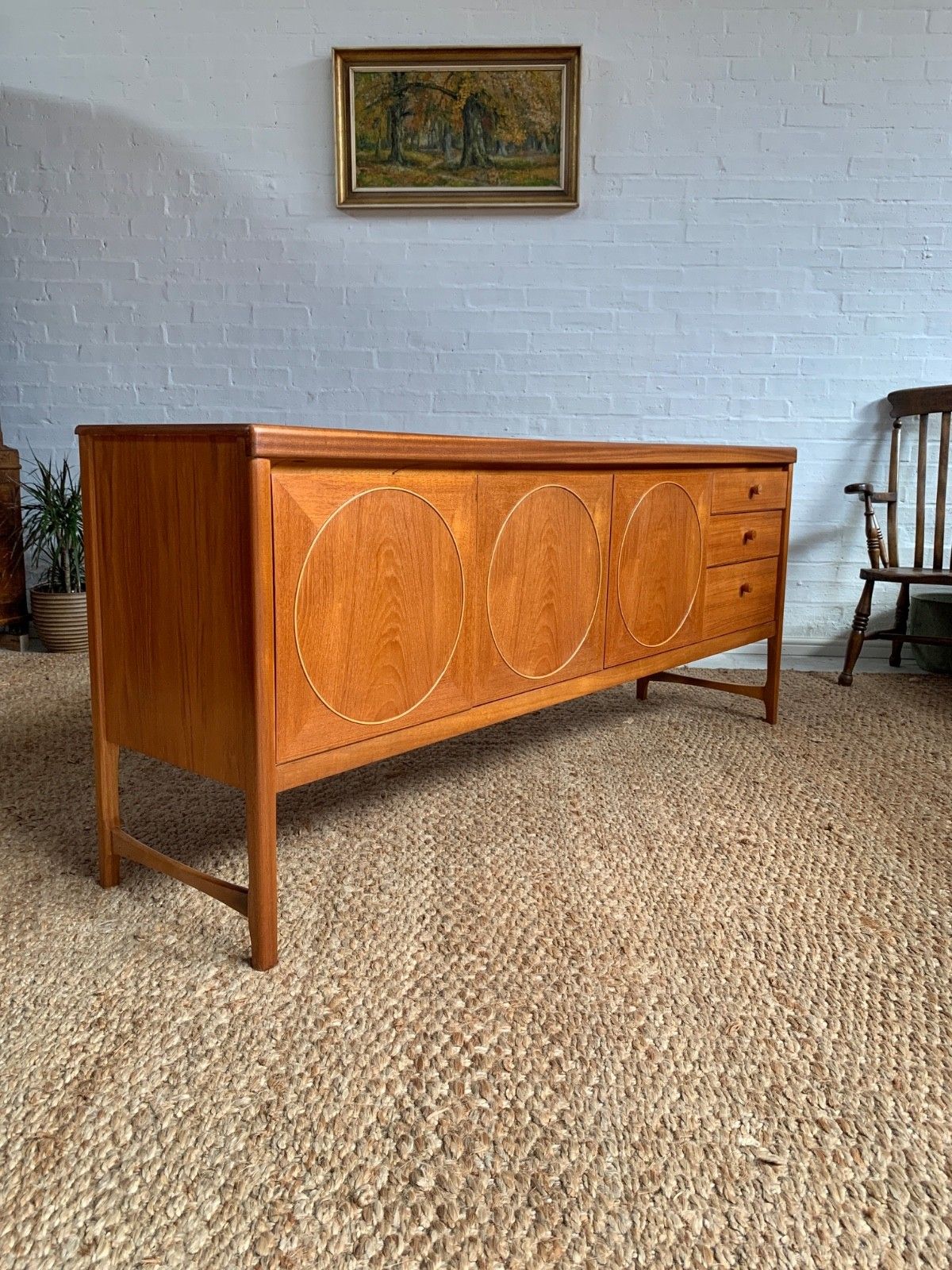 Mid Century Teak 1960s Nathan Circles Sideboard photo 1720.0