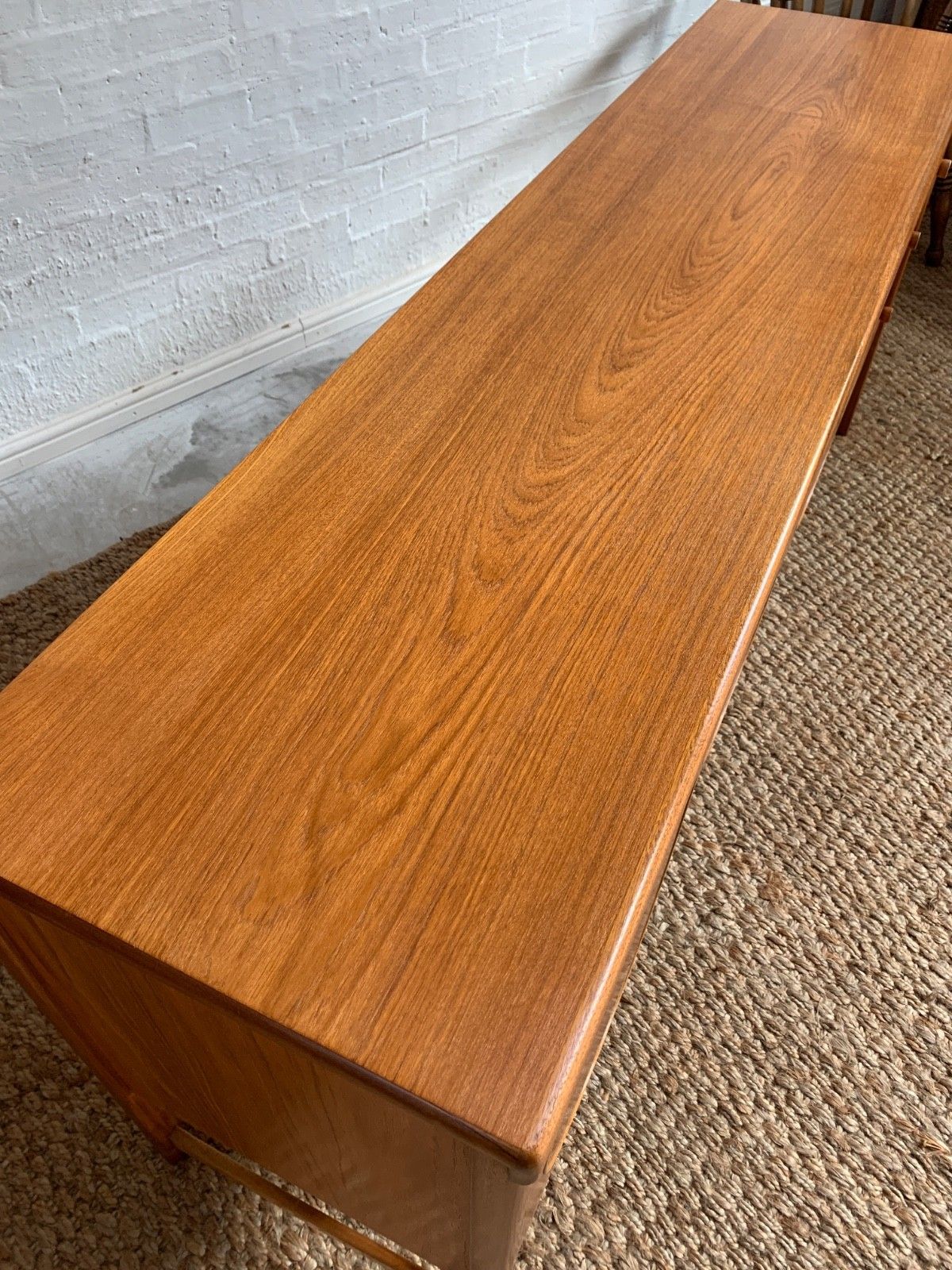 1720.0 Mid Century Teak 1960s Nathan Circles Sideboard photo