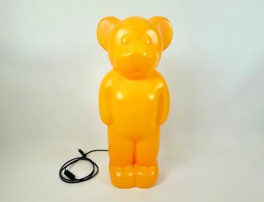 Postmodern Lumibär Bear Floor Lamp By Klein & Leidig For Elmar Flötotto, 1980s
