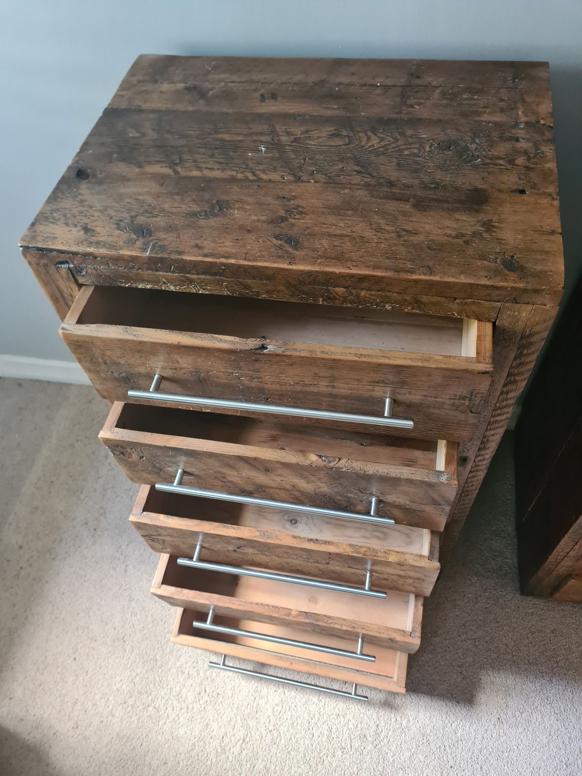 Solid Wood Handmade Chest Of Drawers