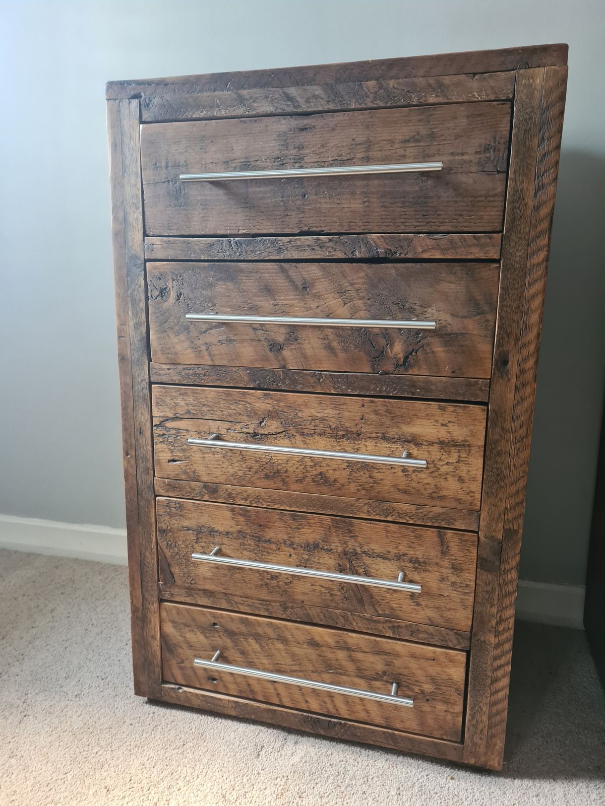 Solid Wood Handmade Chest Of Drawers photo furniture
