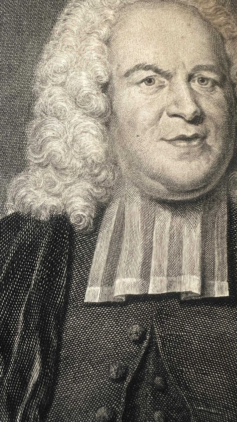 1742 Portrait Etching Of David Millius By J. Houbraken After Jan Maurits Quinkhard photo vinterior