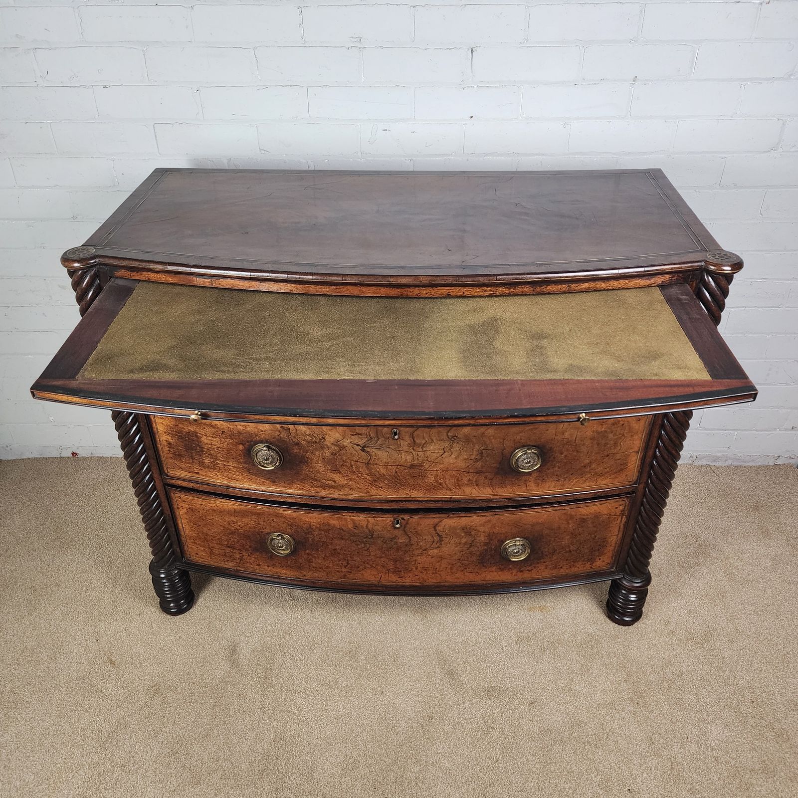 Antique Early 19th C. Dressing Chest Of Drawers Regency Period (Circa 1811 1820) photo 2000.0