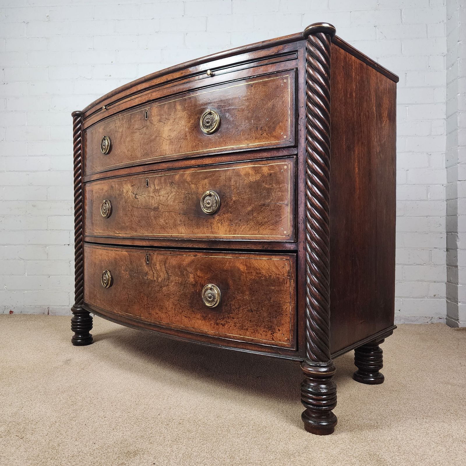 Antique Early 19th C. Dressing Chest Of Drawers Regency Period (Circa 1811 1820) photo buy