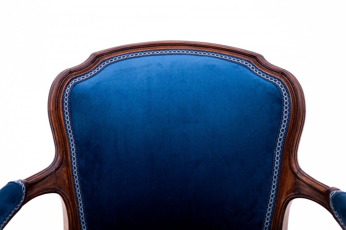 Louis XVI Style Armchair, France, Ca. 1920 After Renovation. photo furniture