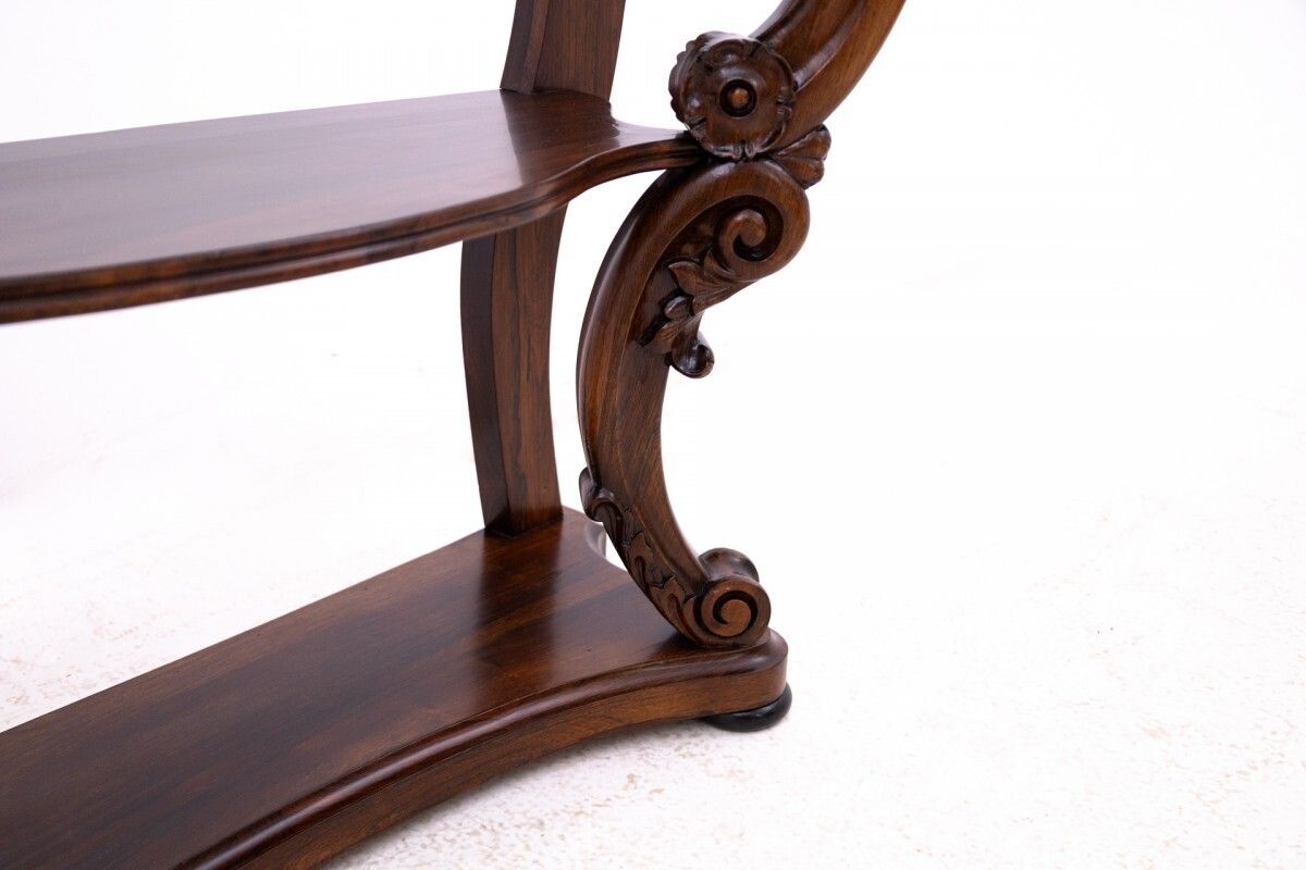 photo furniture Rosewood Console, France, Circa 1890. After Renovation.