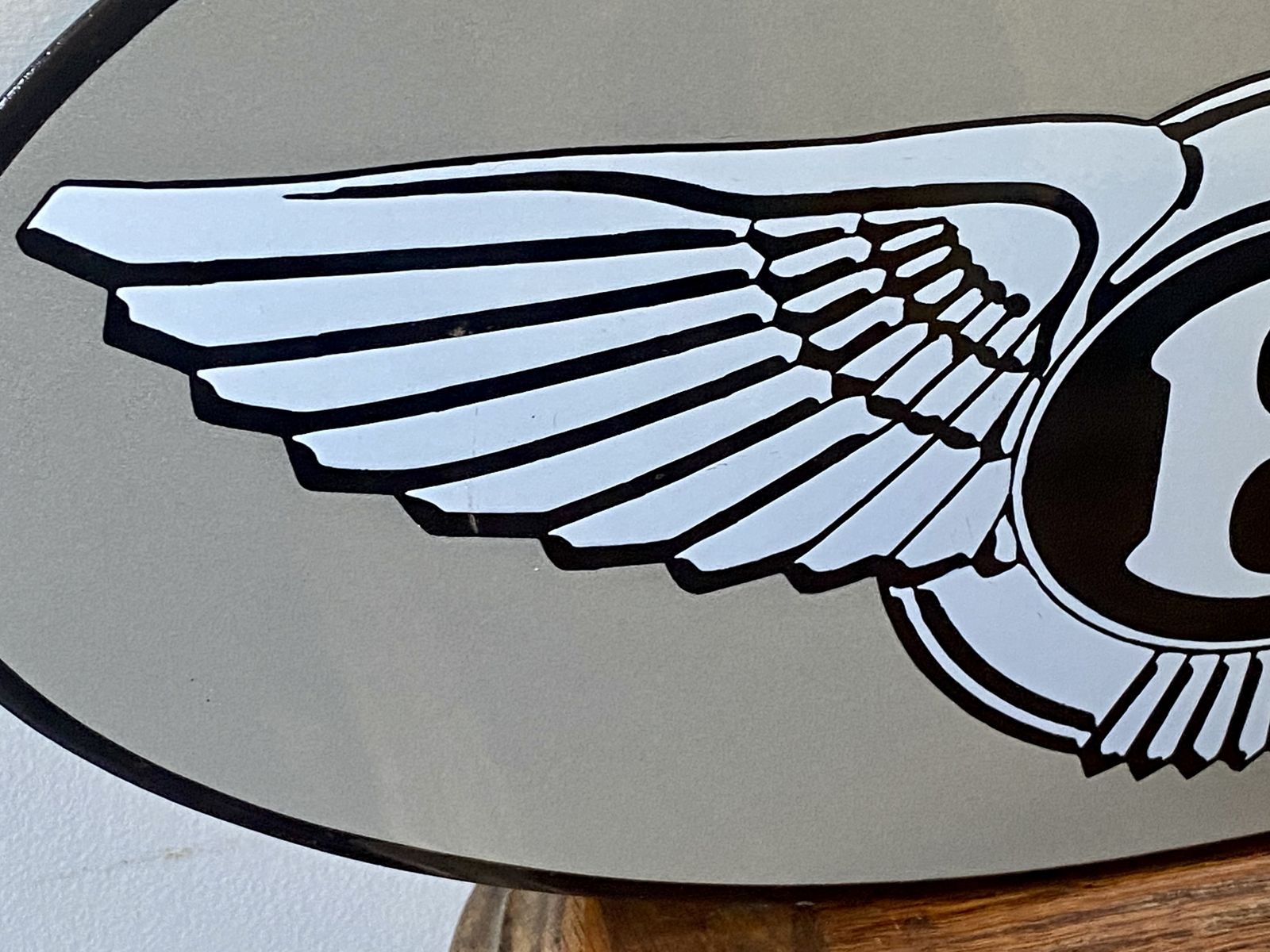photo for sale Bentley Winged B Flying B Dealership Garage Metal Automotive Automobile Car Dealer Sign Showroom Wall Art Continental Gt Gtc Bentayga Suv Flying Spur