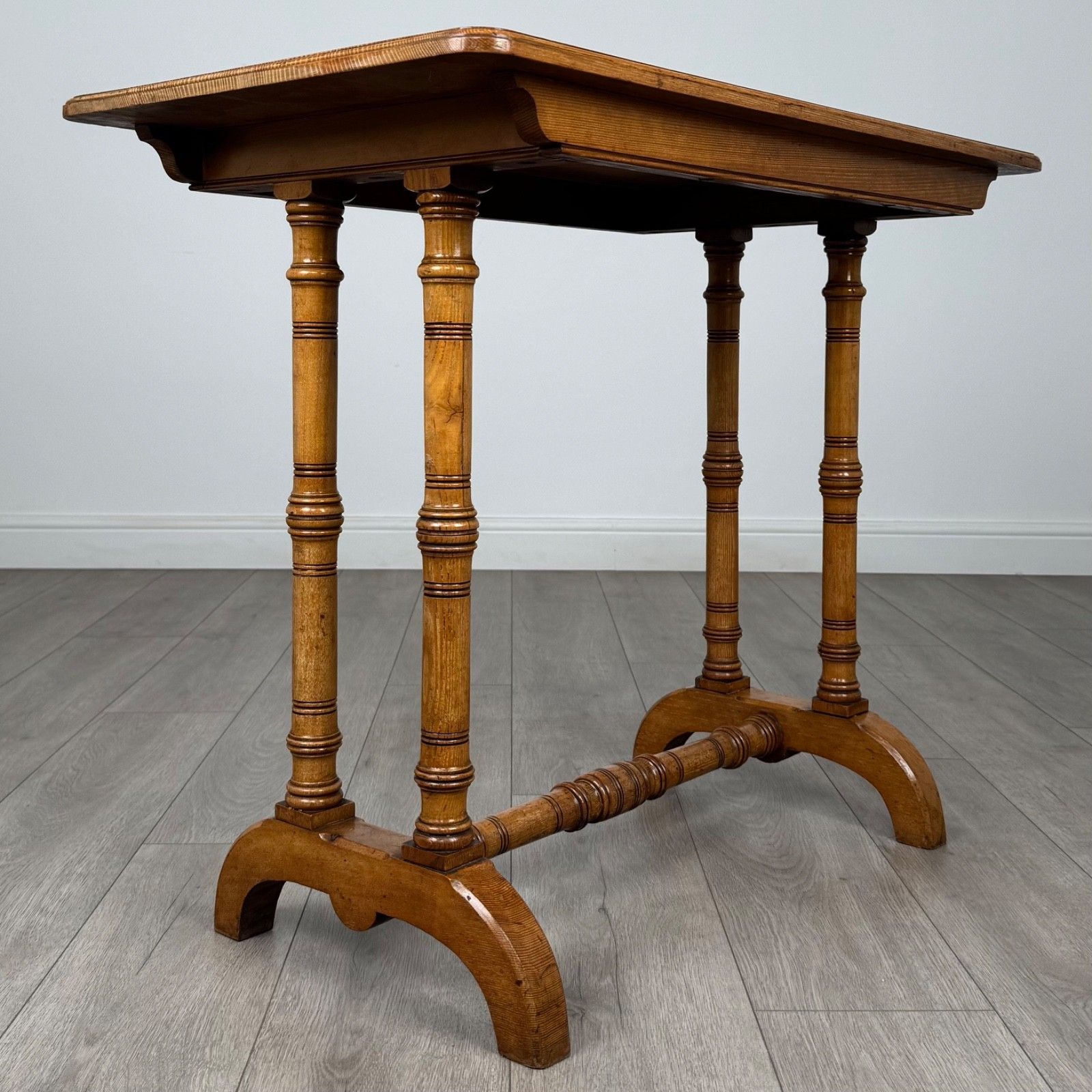 Antique 19th Century Fine Quality Side Table In Oak photo Furniture