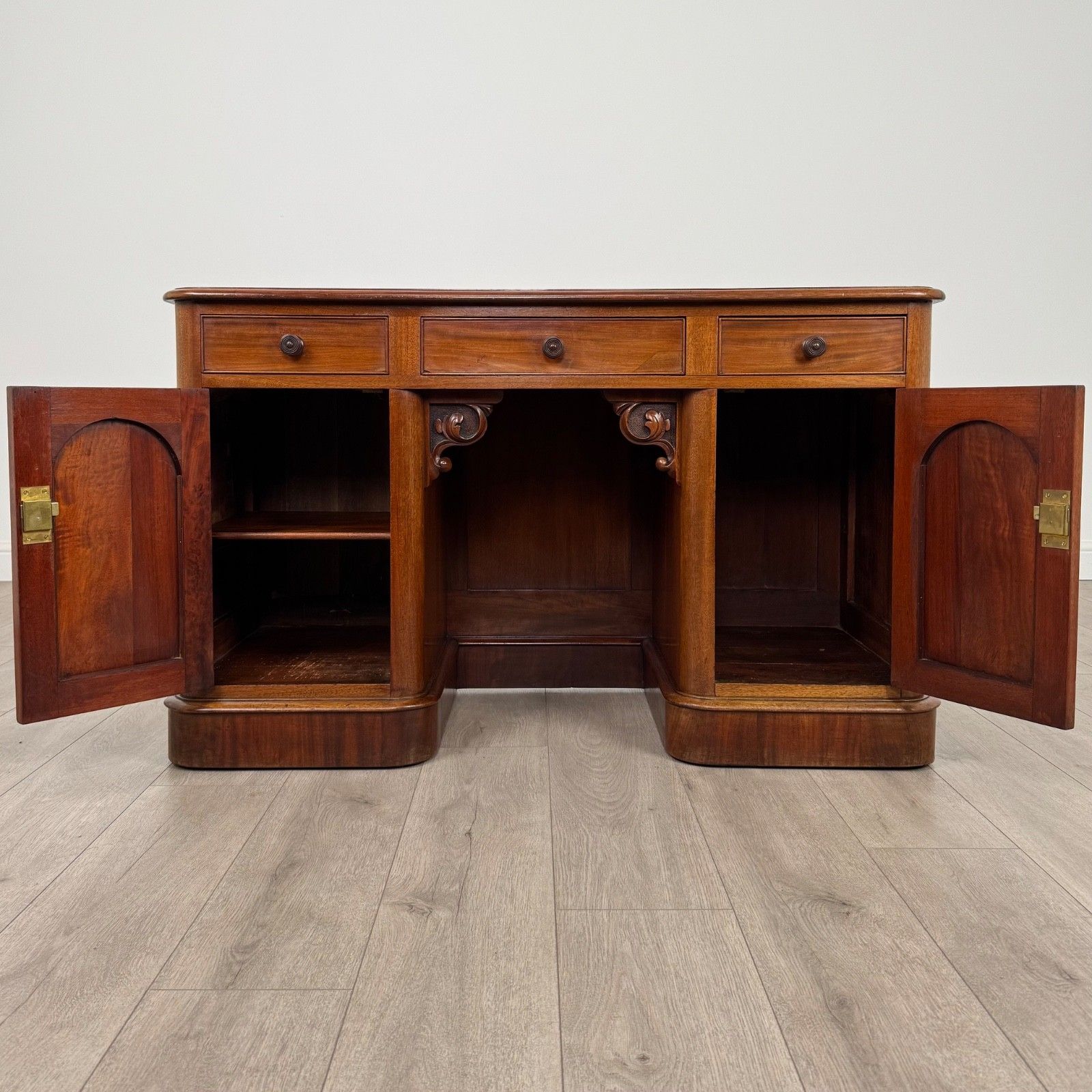 Antique 19th Century Good Quality Desk In Mahogany photo furniture