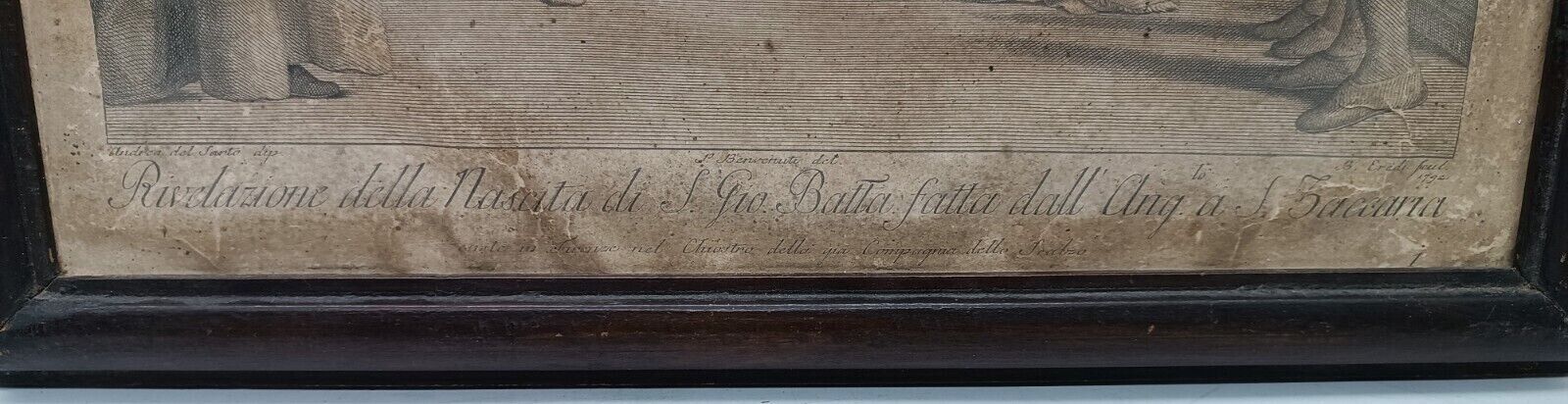 Print Engraving Of 700 Andrea Del Tailor Benedetto Heredi 1792 photo 105.0