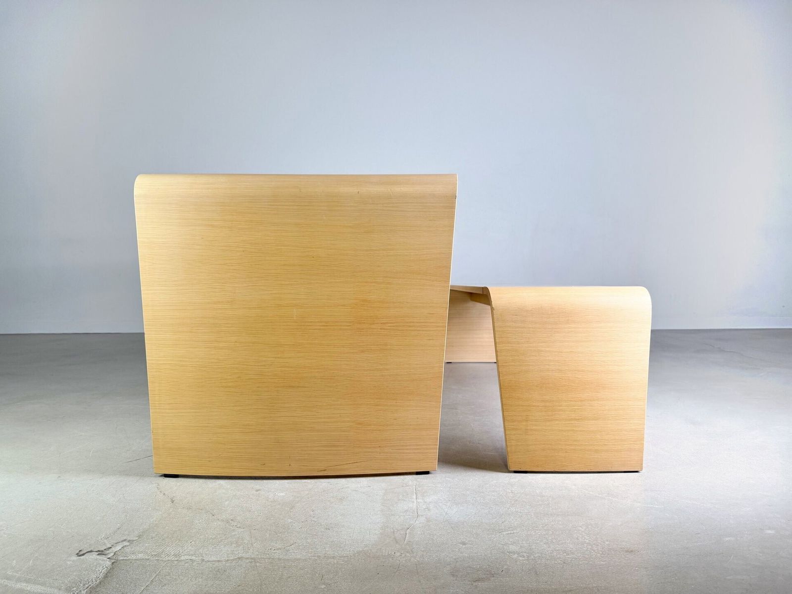 Set Of 2 Brunner Jehs Table + Bench Leaf Oak Design Table photo furniture
