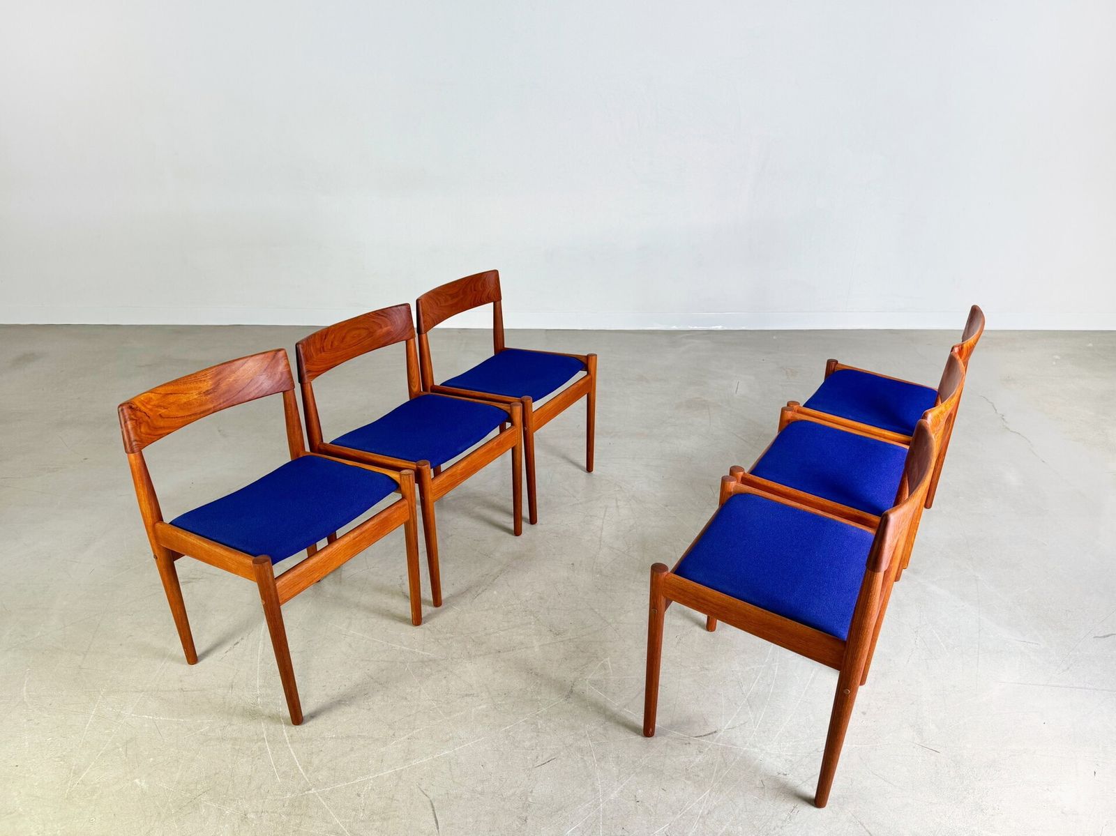 6x Grete Jalk Mid Century Stoel Poul Jeppesens Rozenhout photo buy