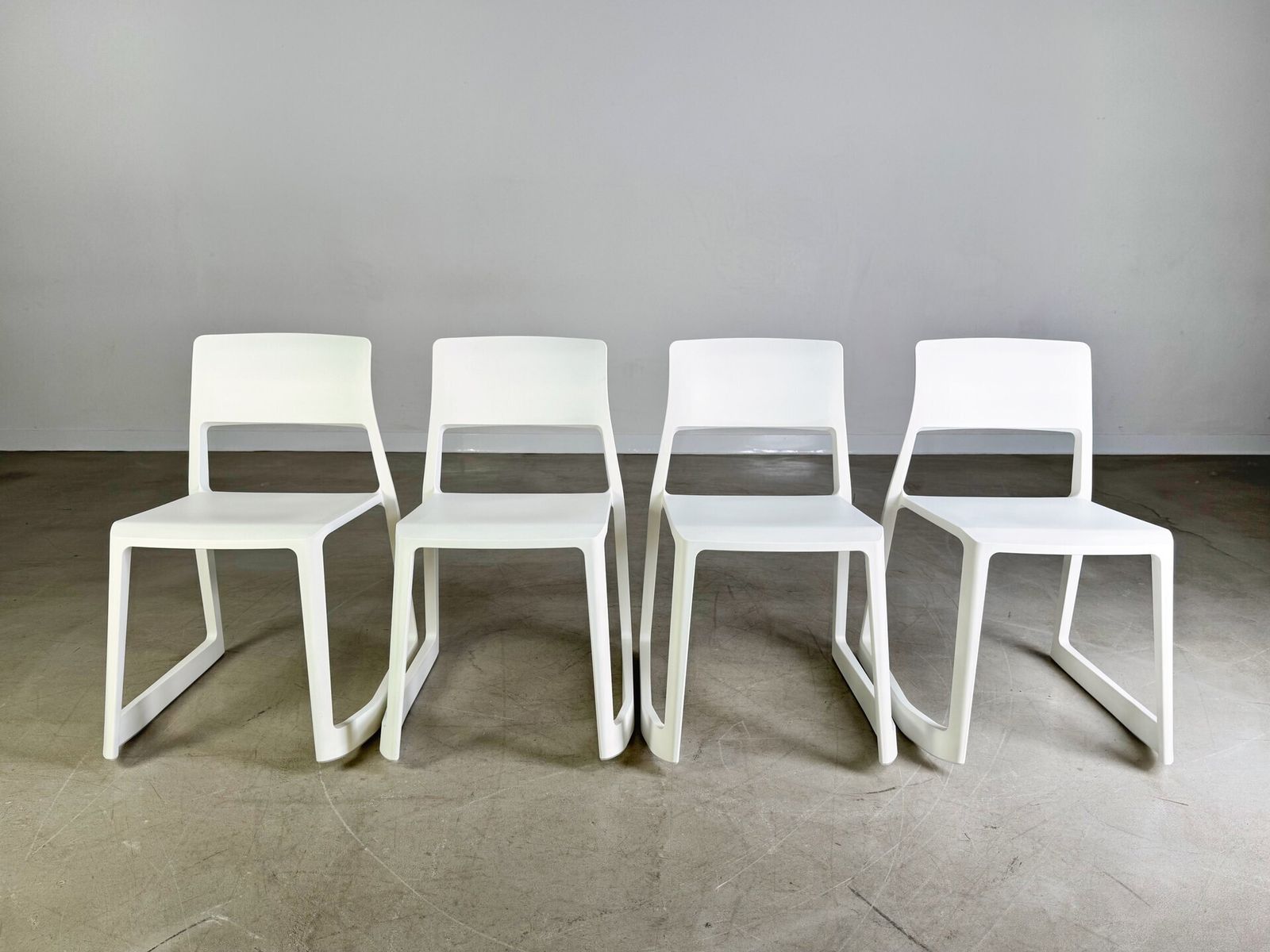 Original Set Of 4 Vitra Tip Ton Chair Edward Barber Jay Osgerby II photo for sale