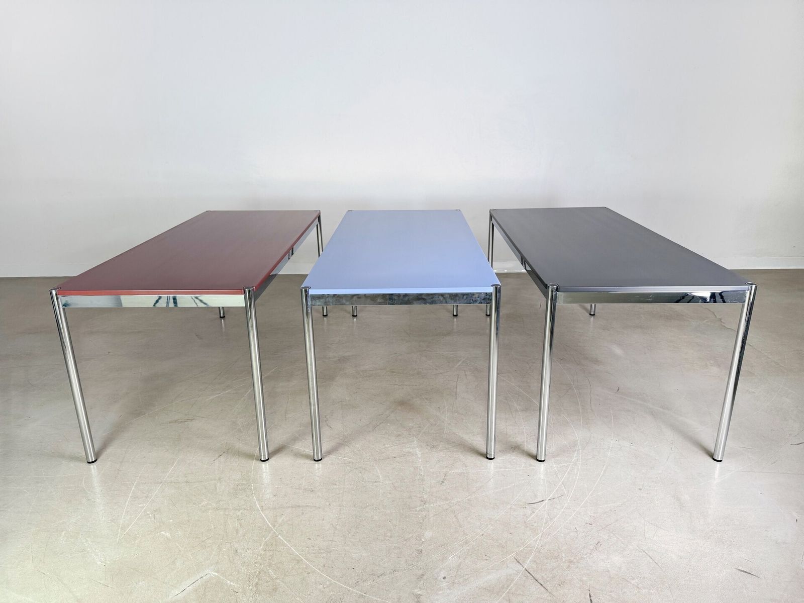 photo for sale 15x Original Usm Haller Desk In Desired Color Design Table