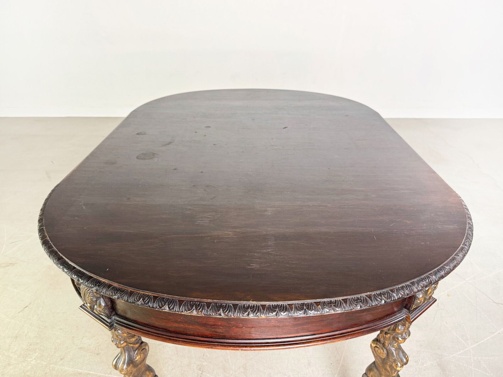 Original Neo Baroque Dining Table Wood Carving Antique Table photo buy