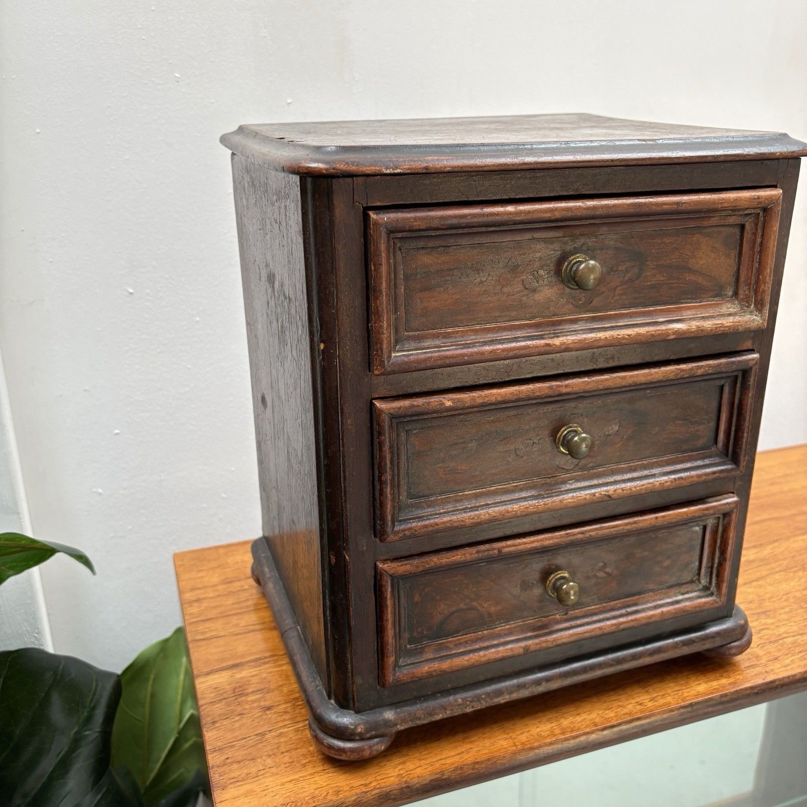 Antique Apprentice Miniature Pine Chest Of Drawers photo for sale