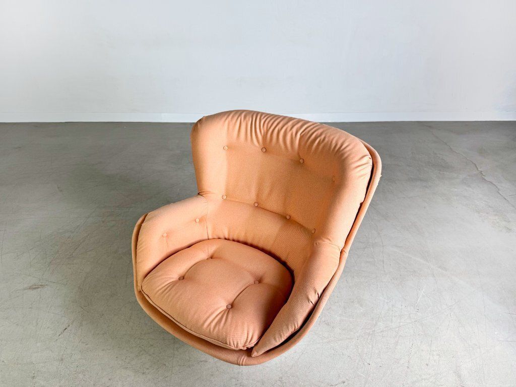 Original Michel Cadestin Karate Lounge Chair Airbone Fiberglass photo vintage