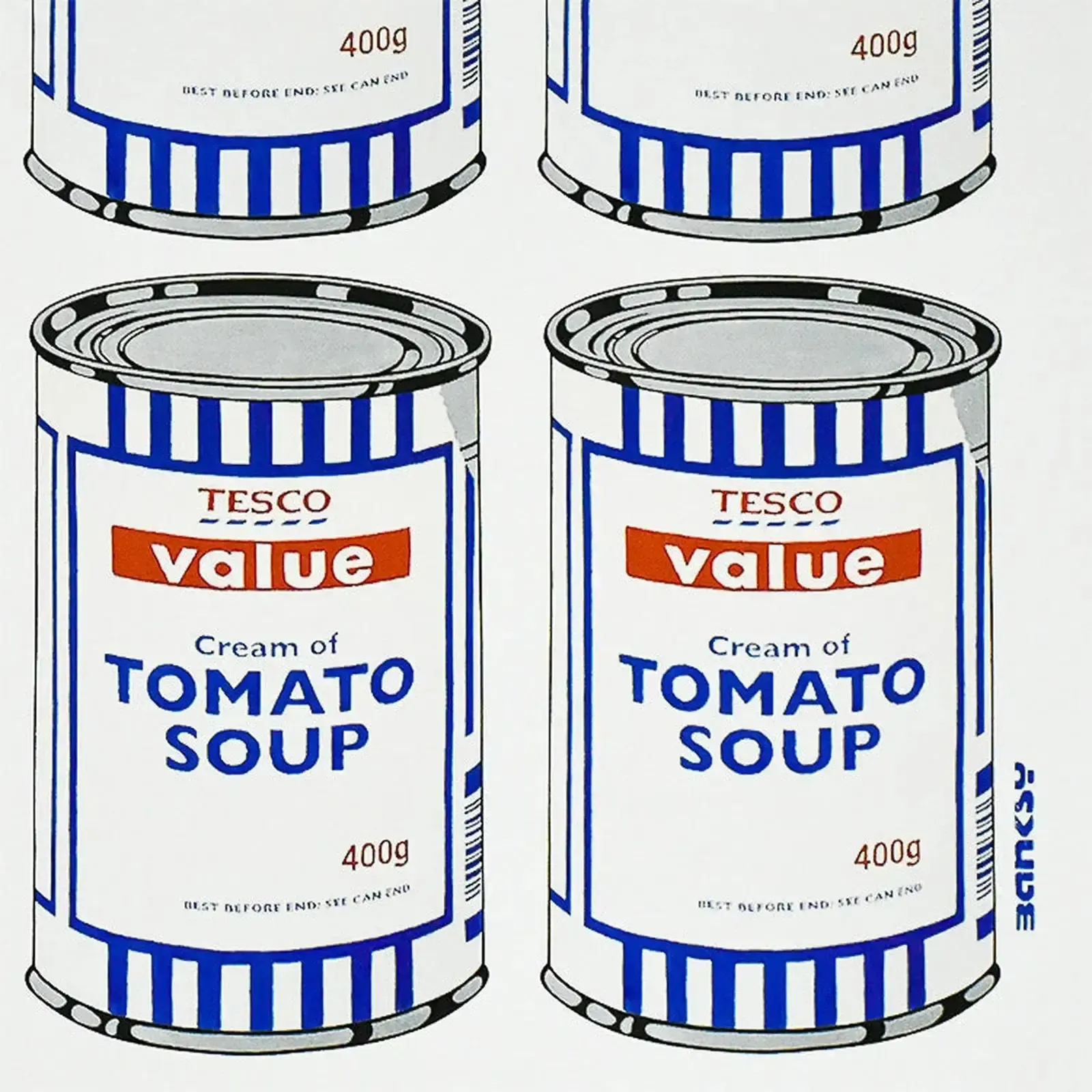 Banksy, Soup Cans, 2006, 2000s photo Art