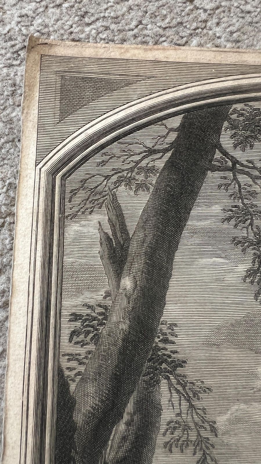Saint Mary Egyptian 17th Century Engraving By Claude Duflos After Beaugin Published By Audran photo buy