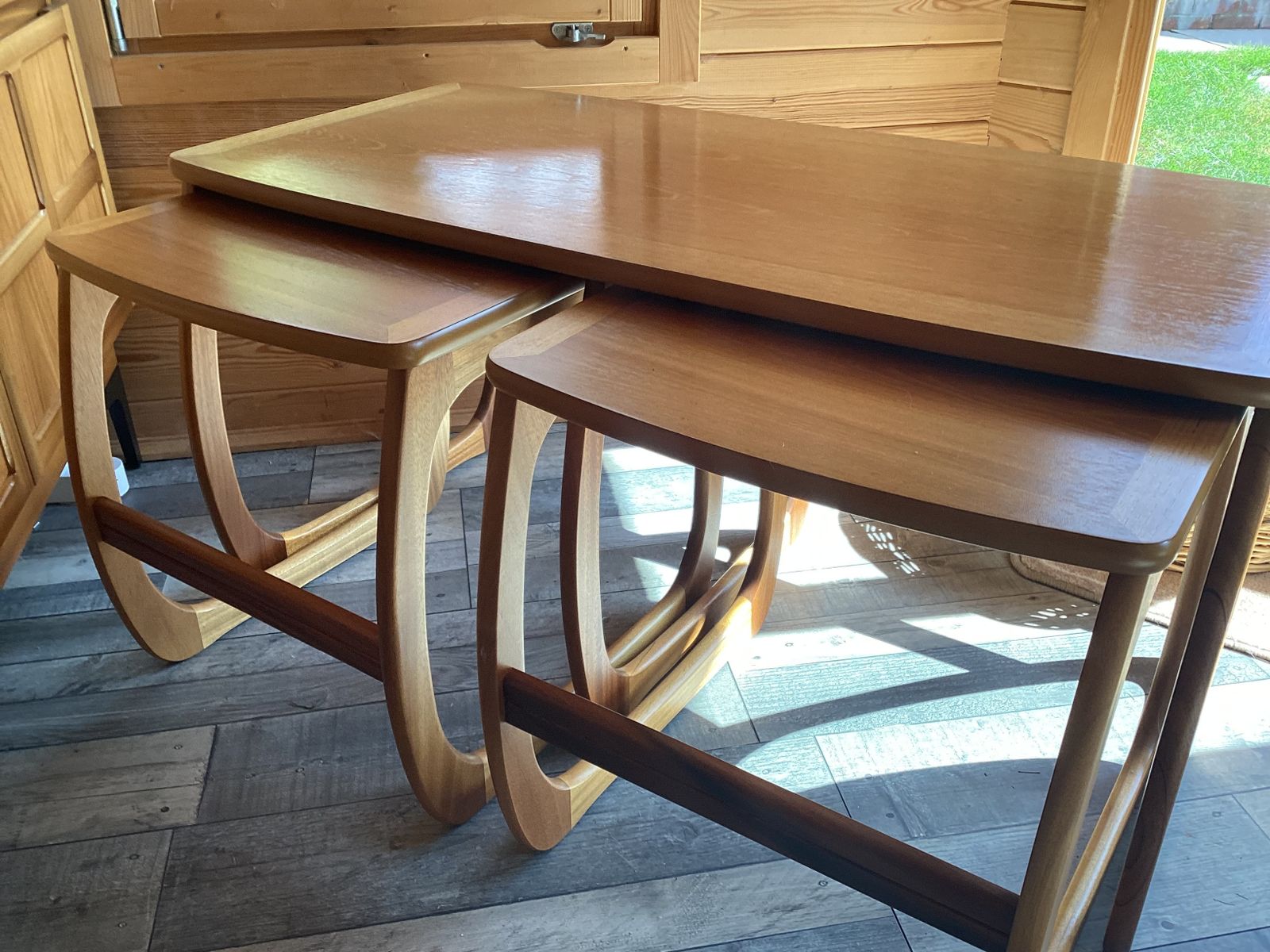Nathan Nest Of Tables G Plan Solid Teak Nest Of Three Tables