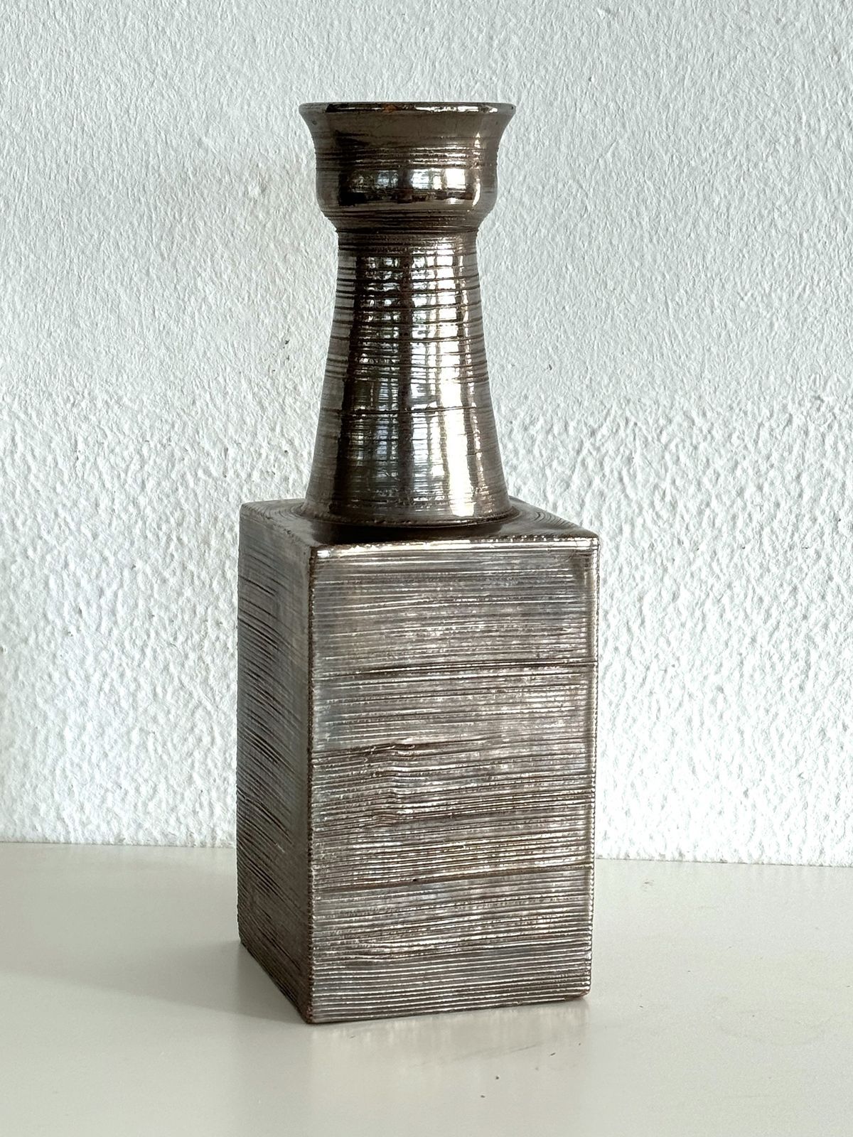 Aldo Londi For Bitossi Italian Midcentury Ceramic Pottery Vase, 1960s
