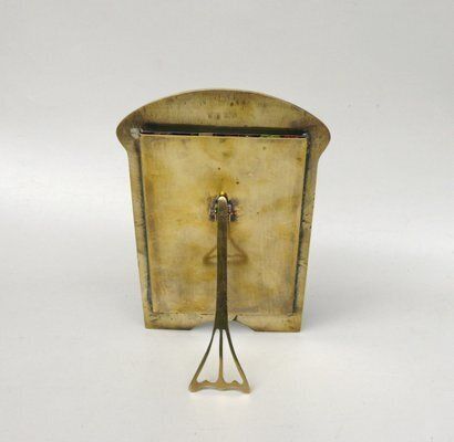 photo for sale German Art Nouveau Picture Frame In Brass, 1890s