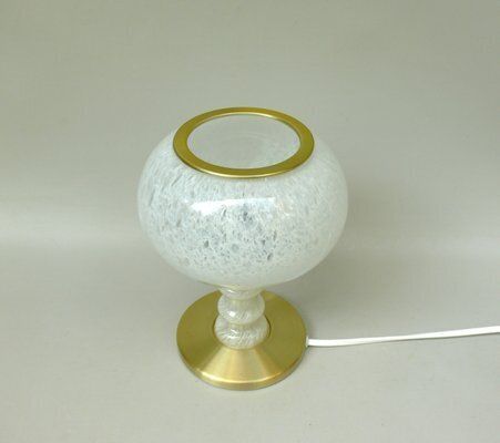 Elegantvtable Lamps With Glass Lampshades From Doria Leuchten, 1960s, Set Of 2 photo vinterior