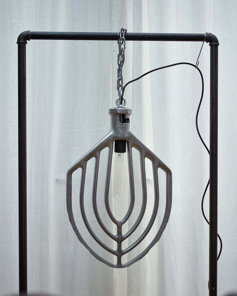Industrial Hanging Ceiling Pendant Light (Flat Beater Whisk) photo 145.0