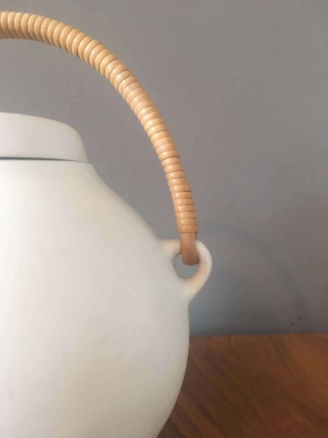 Teapot Mid Century Arabia Finland Ulla Procope Design White Teapot photo furniture