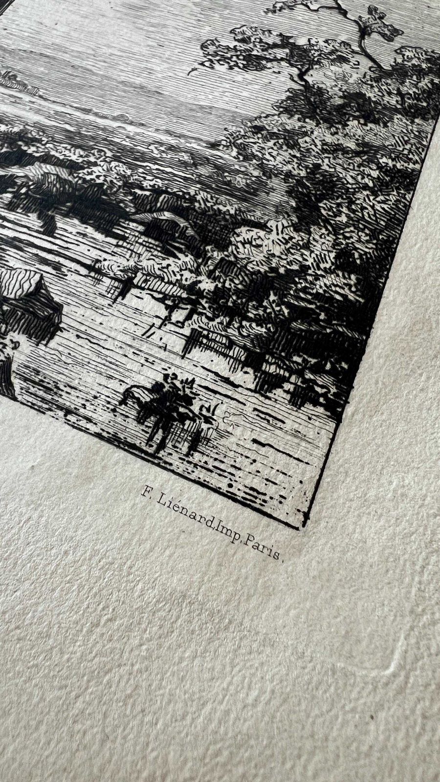 19th Century Architectural Etching Of Qubba Ruins In Tlemcen, Algeria By Gabrielle Niel, 1870s photo Art