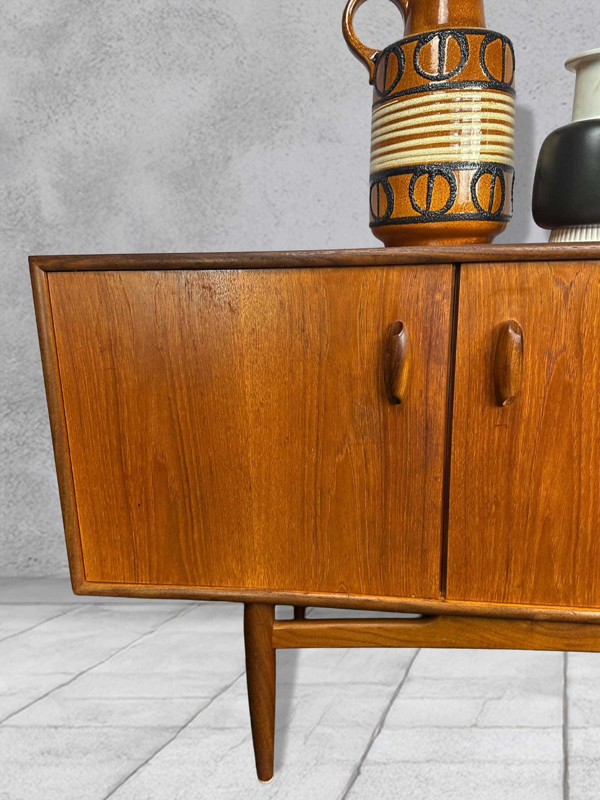 Mid Century Teak Sideboard By Victor Wilkins For G Plan, 1960s, V.B Wilkins Gold Label G Plan Braslilia photo for sale