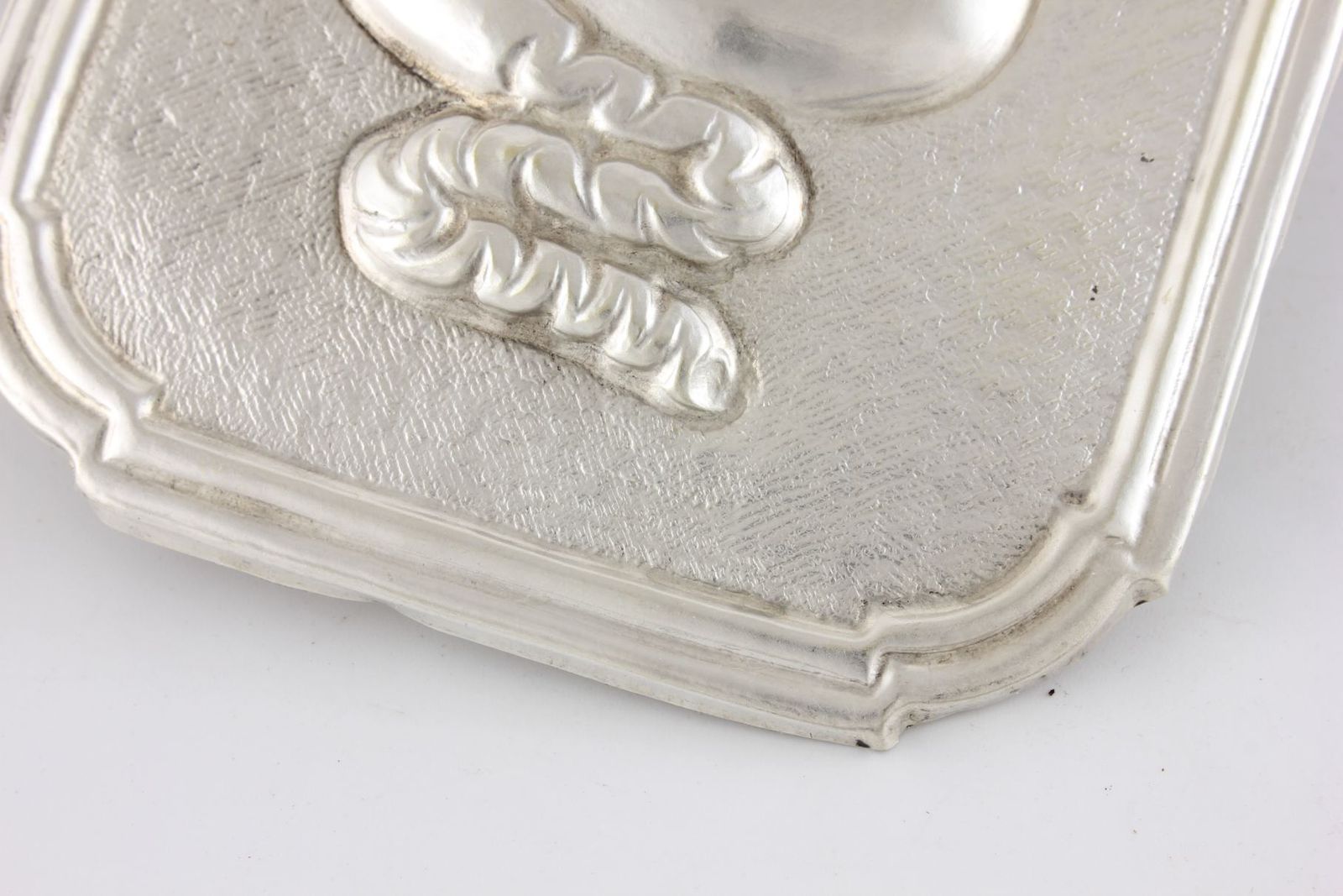 photo for sale Stomach & Intestines Silver Plate Ex Voto. Italian Religious Votive