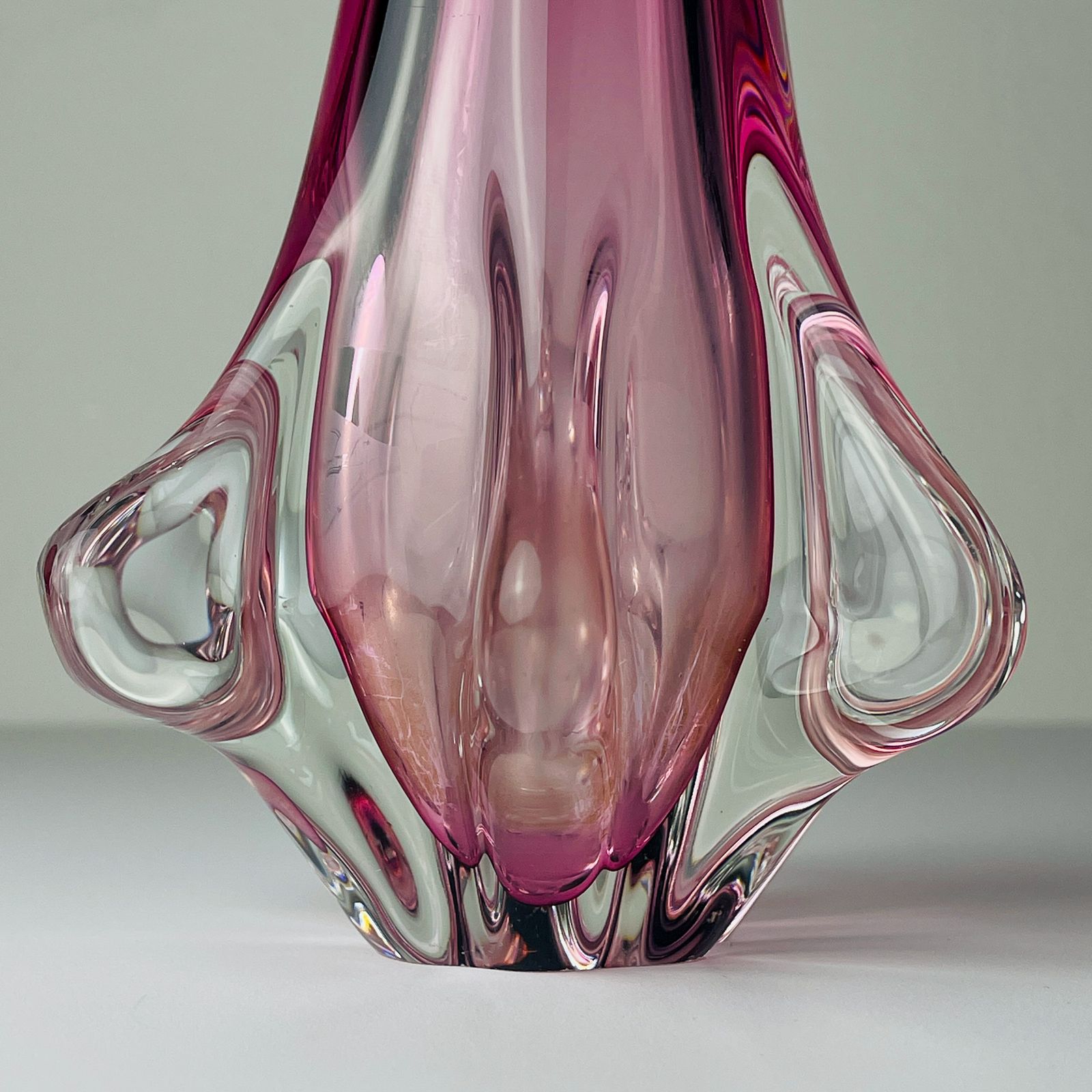 Woonaccessoires Vintage Murano Vaas Model Chambord Van Fratelli Toso, Italië, Ca. Jaren 1960 photo