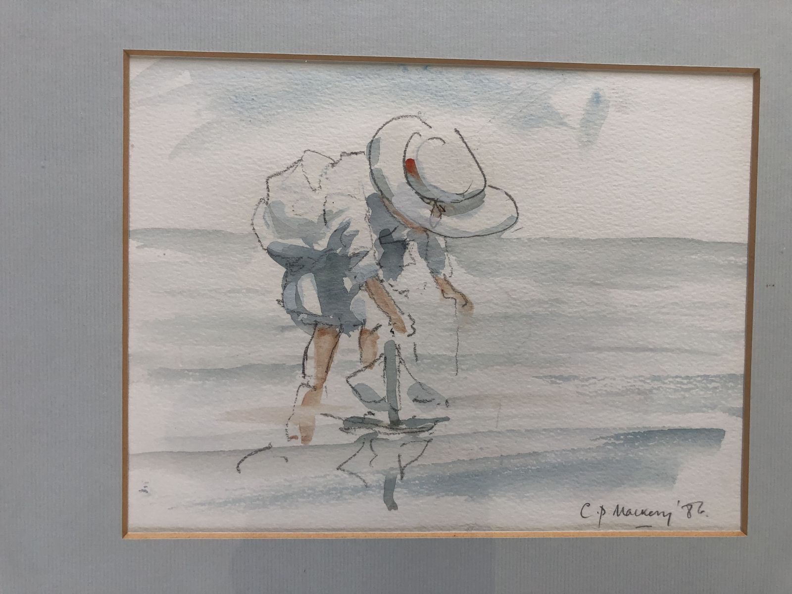 Watercolour Painting By Charlie Mackesy photo furniture