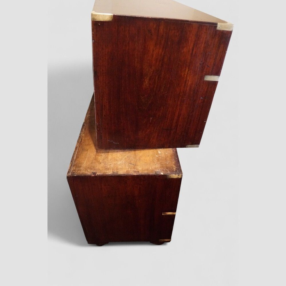 photo for sale Victorian Mahogany Military Chest