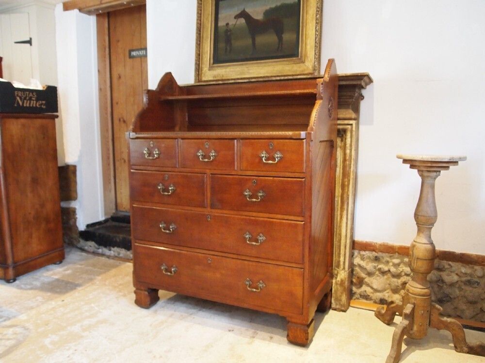 photo furniture Chest Of Drawers Rare Arts And Crafts Victorian Gothic Oak C1870