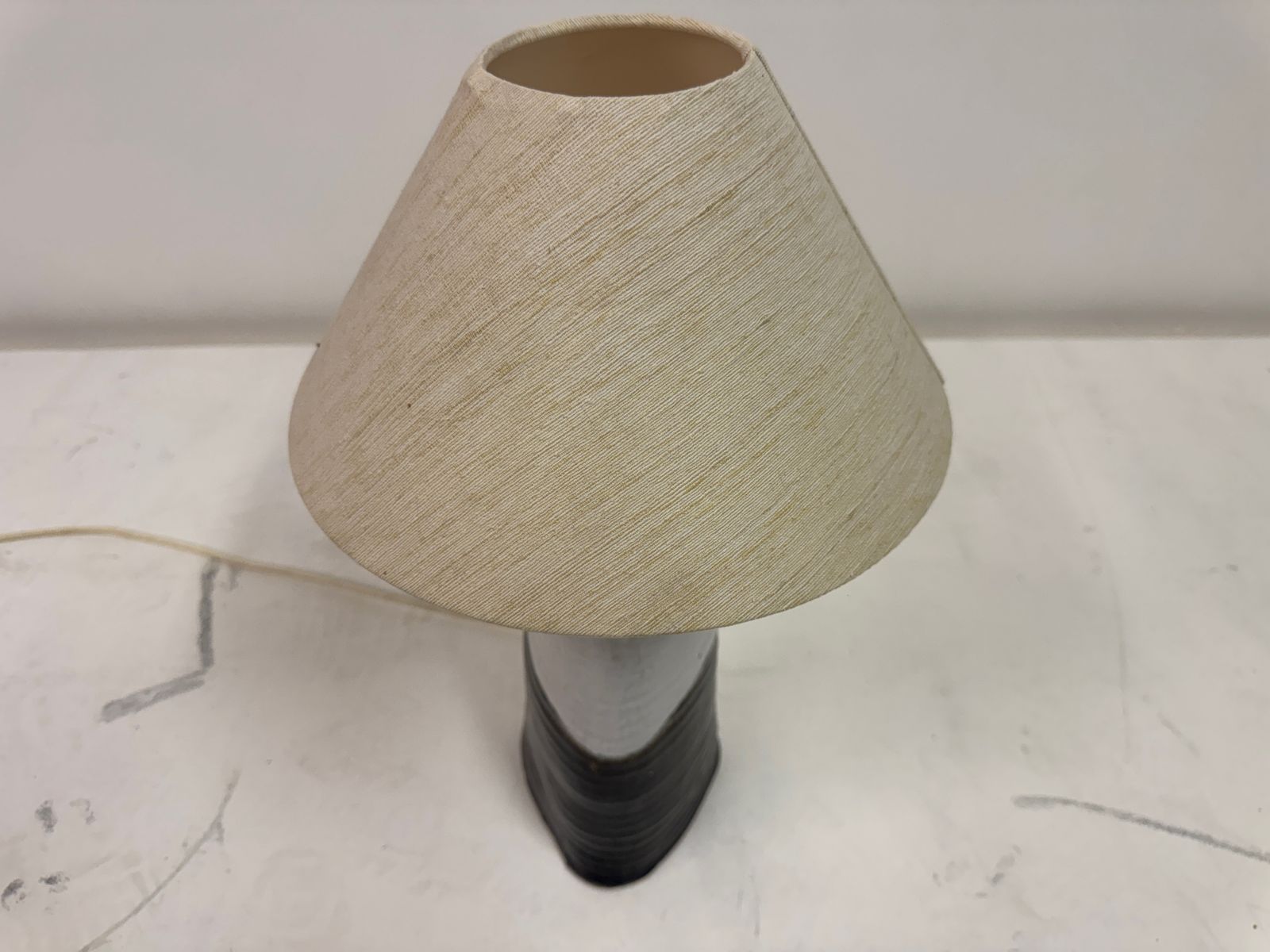 Mid Century Glazed Pottery Table Lamp, 1960s photo Lighting