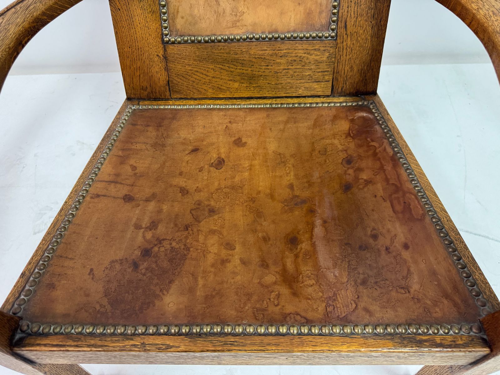 Arts And Crafts Oak Studio Chair By Arthur Simpson Of Kendal, Circa 1910 photo buy