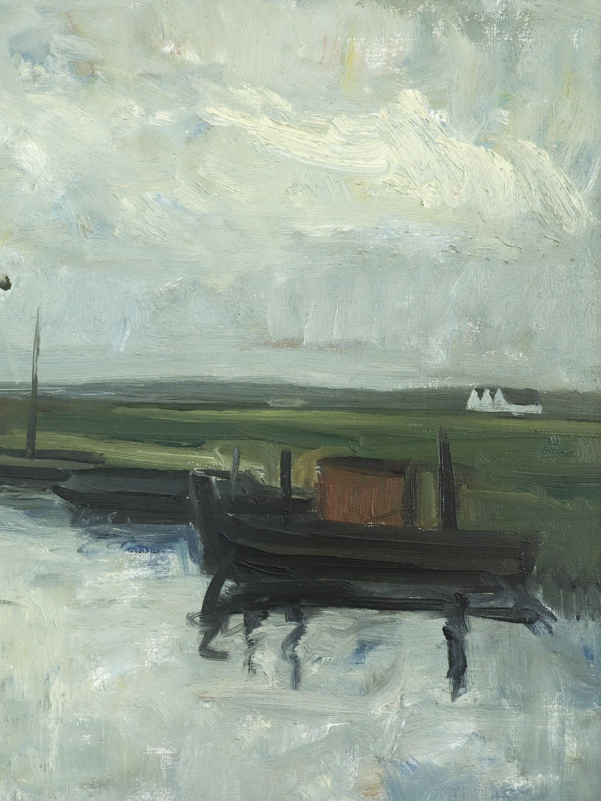 photo furniture By The Waterbank  Oil Painting