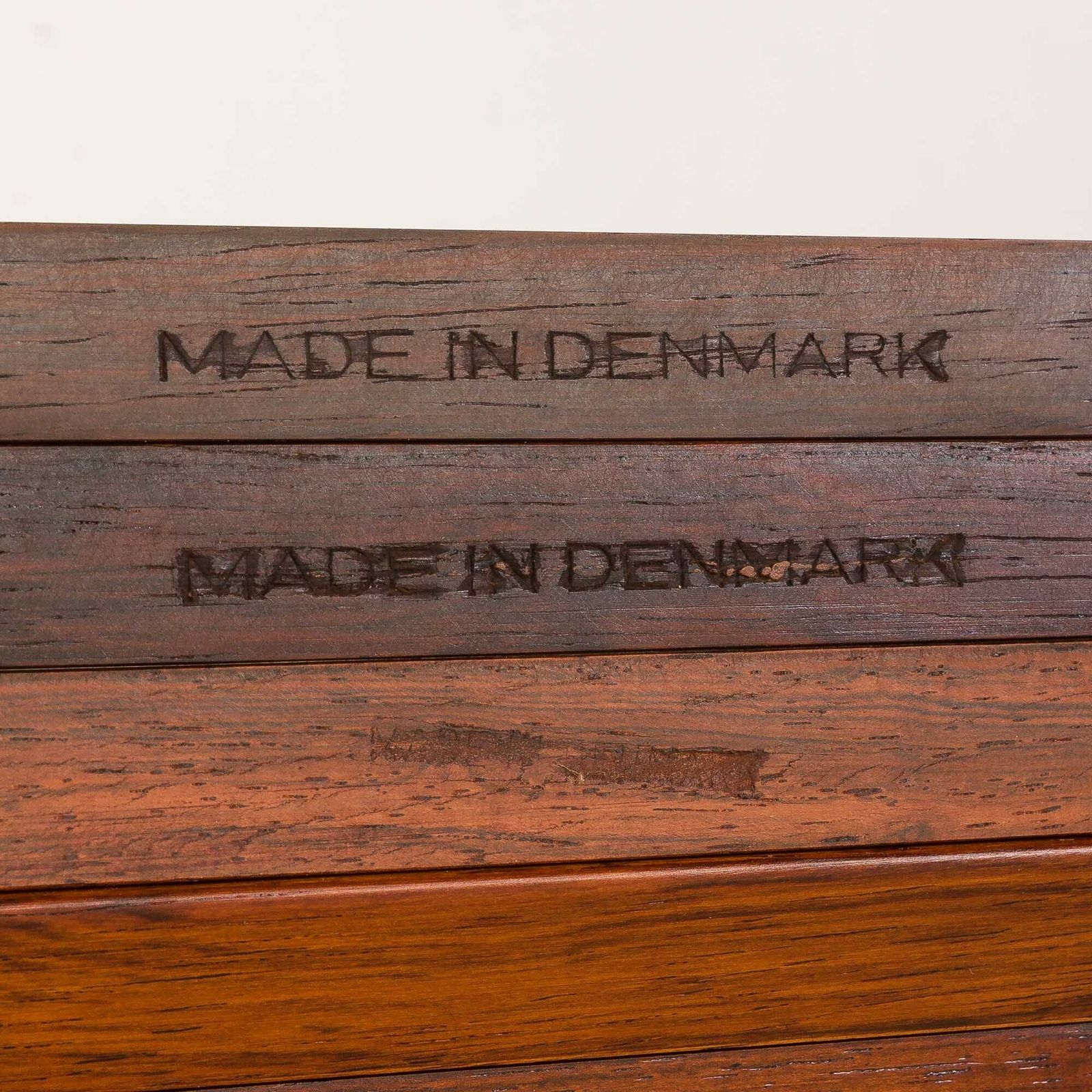 photo vinterior Poul Cadovius Rosewood Wall Unit For Cado, Denmark 1960s.