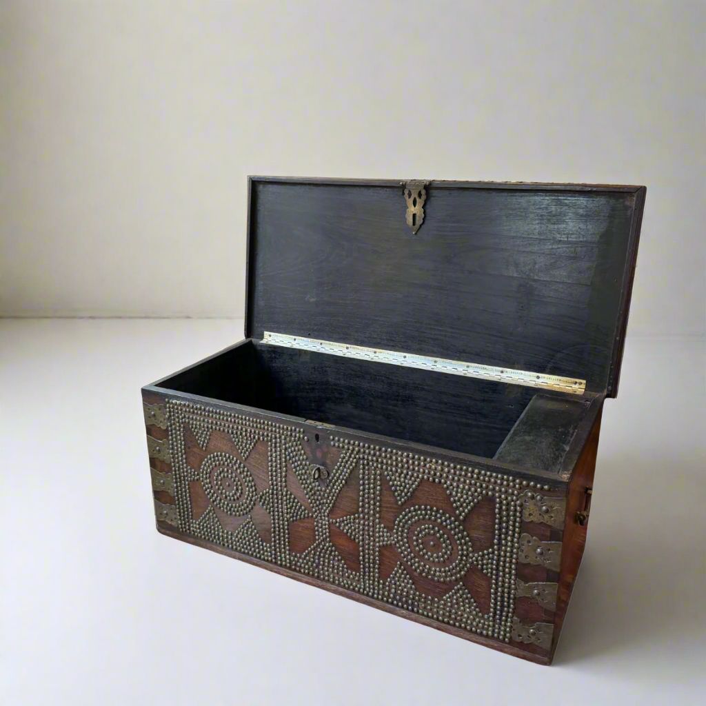 Antique Zanzibar Chest Made Of Rosewood Circa 1890 photo 1180.0