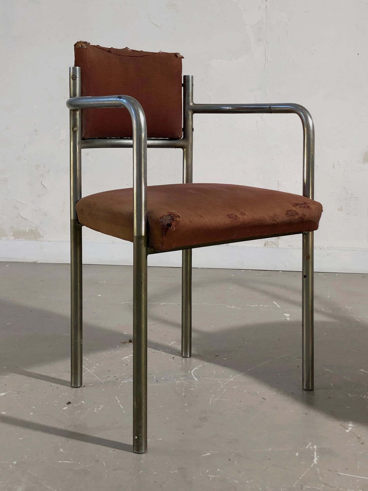 Ensemble De 3 Chaises De Bureau Modernist Bauhaus Par Rene Herbst, France 1930 photo 10642.0