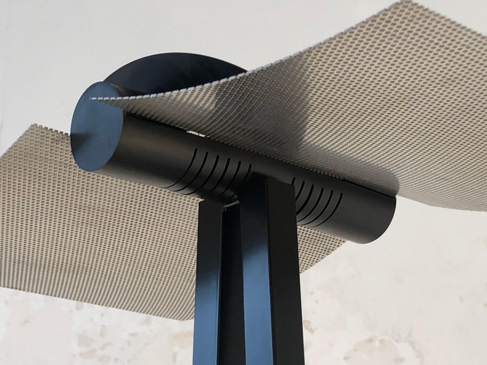 Lighting Radical Minimal Post Modern Floor Lamp By Verre Lumiere, France 1980 photo